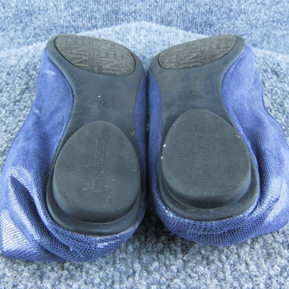 Adrienne Vittadini Cath Jewel Women Ballet Shoes Sz 7.5 Medium‎ Purple Synthetic - Picture 8 of 9